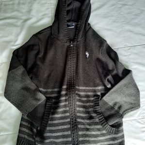 Polo zip up hoodie